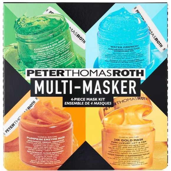 NEW PETER THOMAS ROTH PACK OF 4 FACE MASK - Picture 1 of 4